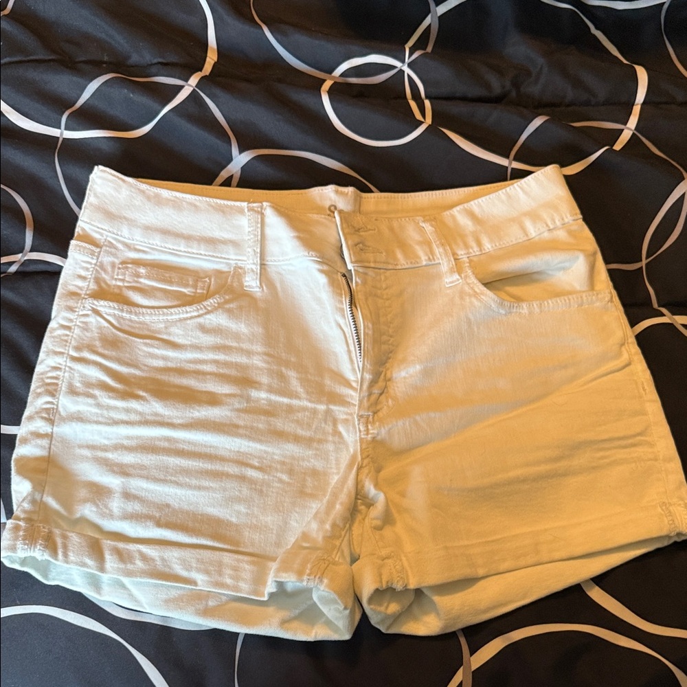 SO Women's Light Cream Jean Shorts